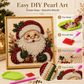 Kit de peinture de Noël en perles et strass
