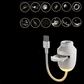 Veilleuse projecteur d'étoiles USB