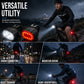 🔋🌊 50k+ vendus · Lampes vélo USB étanches – Autonomie longue, multi-modes, résistent à la pluie et aux éclaboussures, l’équipement indispensable des cyclistes quotidiens 🌙🚲