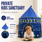 Tente de jeu pour enfants avec porte enroulable