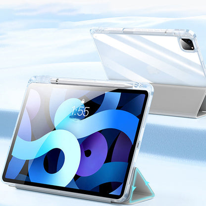 Coque de protection anti-déformation en acrylique haute transparence pour iPad