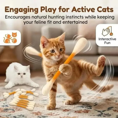 Jouet interactif pour chat avec herbe à chat