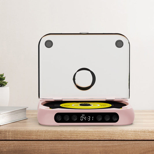 💿50 % DE RÉDUCTION | Lecteur CD portable rétro Bluetooth 5.3 – Son clair et sans perte, batterie rechargeable de 2 000 mAh, compatible avec tous les CD et disques MP3 !
