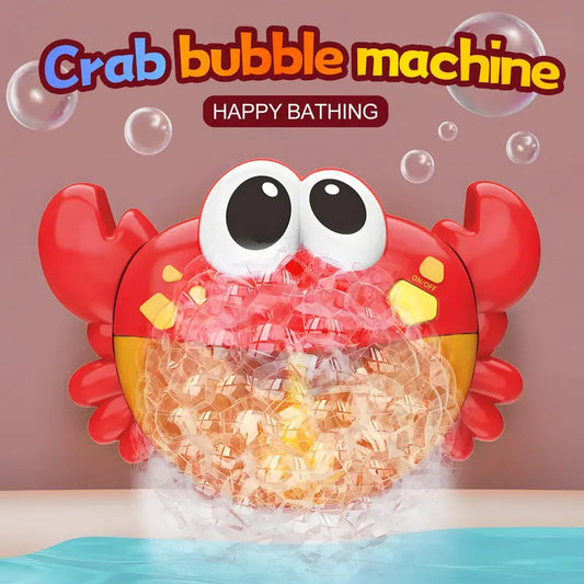 Machine à bulles en forme de crabe avec musique