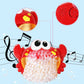 Machine à bulles en forme de crabe avec musique