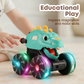 Voiture Jouet Dinosaure « Appuie et Pars » avec Lumières