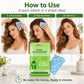 Lingettes nettoyantes pour cheveux sans eau, portables