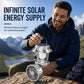 Ventilateur solaire pliable multifonctionnel