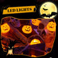 Guirlande lumineuse d'Halloween à piles avec 2 modes d'éclairage