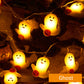 Guirlande lumineuse d'Halloween à piles avec 2 modes d'éclairage