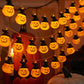 Guirlande lumineuse d'Halloween à piles avec 2 modes d'éclairage