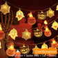 Guirlande lumineuse d'Halloween à piles avec 2 modes d'éclairage