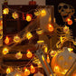 Guirlande lumineuse d'Halloween à piles avec 2 modes d'éclairage