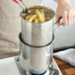Friteuse à Ingrédients avec Filtre à Bande en Acier Inoxydable 304