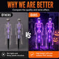 Lampes solaires à piquet « Skeleton » pour l'extérieur, étanches, pour la décoration d'Halloween