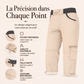 Pantalon cargo capri taille haute pour femme