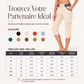 Pantalon cargo capri taille haute pour femme
