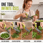 Ciseaux de cuisine multicouches en acier inoxydable