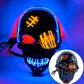 Masque de crâne LED d'Halloween