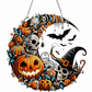 Kit de bricolage pour créer une décoration suspendue scintillante sur le thème d'Halloween