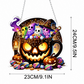Kit de bricolage pour créer une décoration suspendue scintillante sur le thème d'Halloween