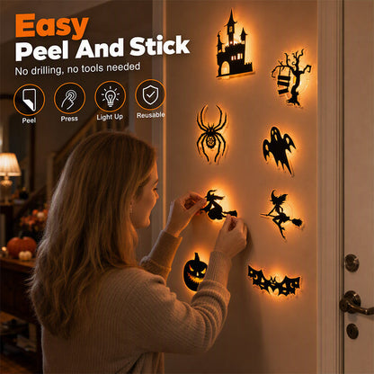 Autocollants muraux phosphorescents d'Halloween