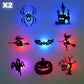Autocollants muraux phosphorescents d'Halloween