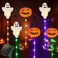 🎃 50 % DE RÉDUCTION EN CE MOMENT ! 🕷️ Guirlande lumineuse solaire en forme de citrouille à enfoncer dans le sol – Étanche, allumage/extinction automatique et décoration effrayante pour Halloween 👻