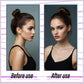 ❄️ Fraîcheur estivale -50 % !✨ Chouchou à chignon désordonné (lot de 2 pièces) – Extension de coiffure synthétique rapide disponible en 7 nuances
