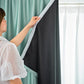 Rideau occultant auto-adhésif pour chambre à coucher