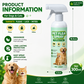 Spray anti-puces pour animaux de compagnie à base de plantes