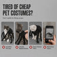 Costume d'Halloween d'araignée pour animaux de compagnie : tenue effrayante en peluche pour chien ou chat