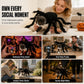 Costume d'Halloween d'araignée pour animaux de compagnie : tenue effrayante en peluche pour chien ou chat