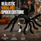 Costume d'Halloween d'araignée pour animaux de compagnie : tenue effrayante en peluche pour chien ou chat