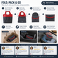 Sac de courses pliable écologique de grande capacité
