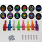 Mini lampe de doigt LED colorée