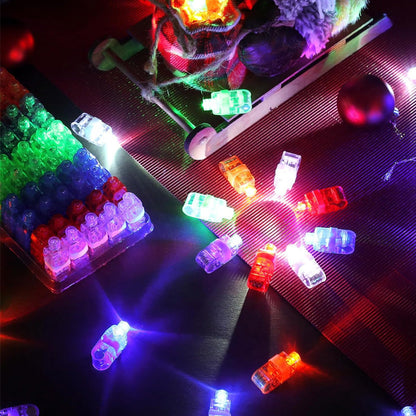 Mini lampe de doigt LED colorée
