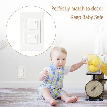 🔌 50% DE RÉDUCTION! 🧒 Cache-prises de sécurité pour bébé – Protège les petits doigts, facile pour les adultes – Indispensable pour chaque maison américaine ✨