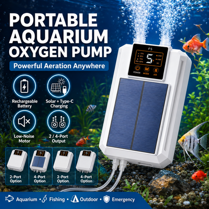 Pompe à oxygène portable pour aquarium