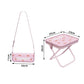 Tabouret pliant portable avec design de sac à main