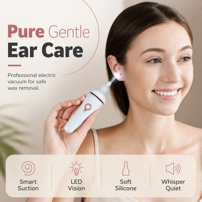 Nettoyeur d'oreilles électrique avec lumière LED