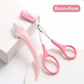 Pousbo® Ciseaux à sourcils avec peigne