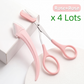 Pousbo® Ciseaux à sourcils avec peigne
