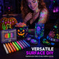 Stylos tatouage pour soirée fluo