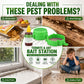 Station d'appât réutilisable pour fourmis et termites en extérieur
