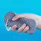 Éponge de bain exfoliante double face