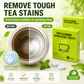 Lot de 12 pastilles effervescentes au oxygène actif pour le nettoyage des tasses