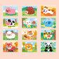 Autocollants DIY en mousse EVA représentant des animaux de dessins animés pour enfants