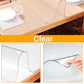 Tapis de table épais transparent en PVC