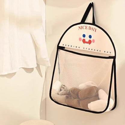Sac de Rangement Suspendu Multifonction en Maille Visible